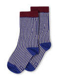 WOLVIS TNR socks indigo unisex