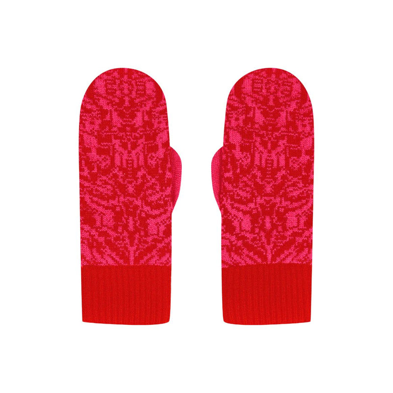 WOLVIS Drift mittens azalea women