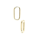 KLIMBIM Ye long earrings gold plated