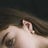 SEW A SONG Lila earrings gold plated