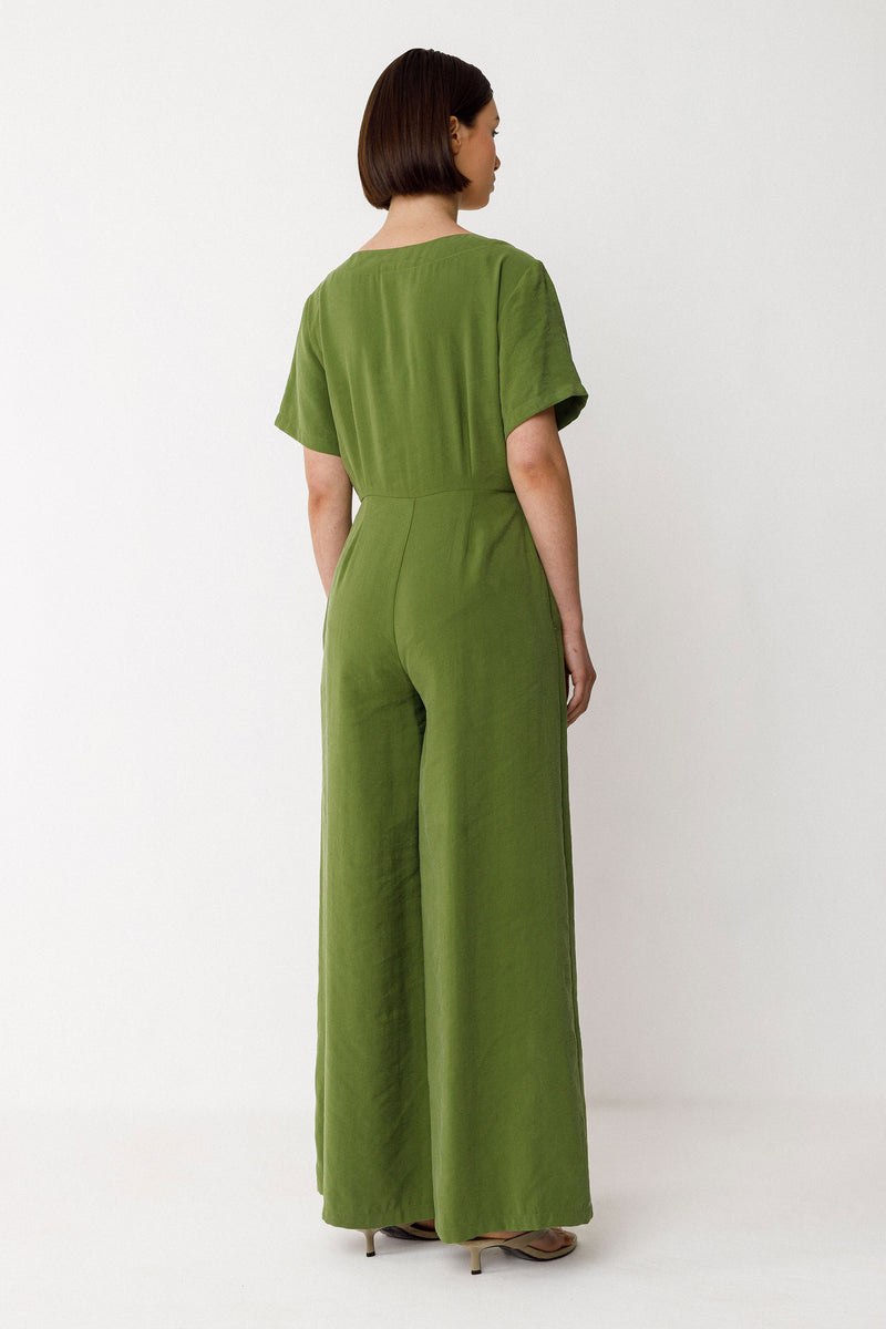 SKFK Adela jumpsuit dark green G7 women