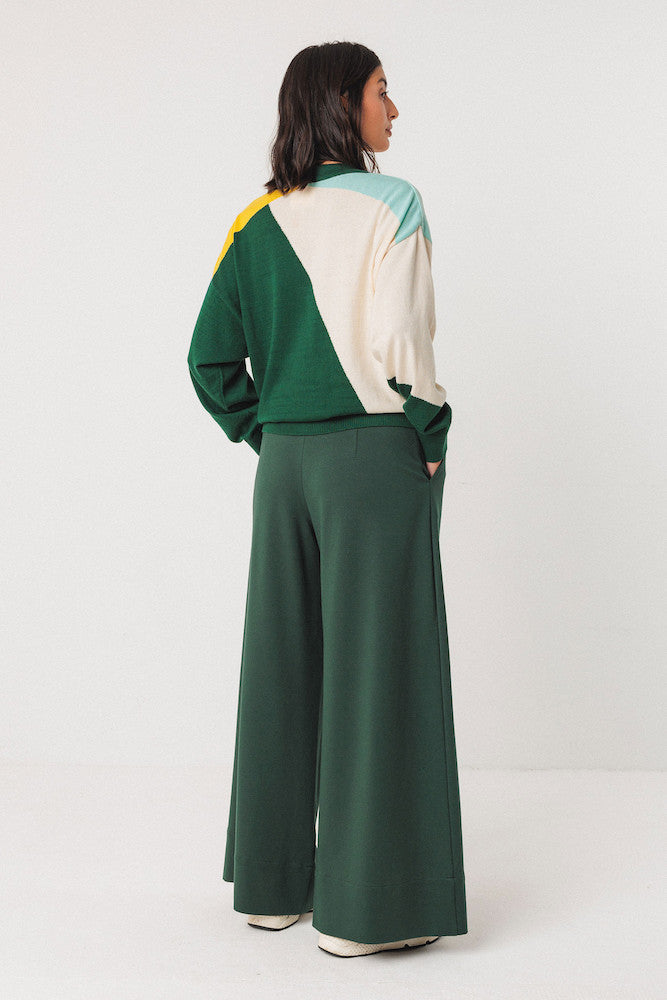 SKFK Adriana jumper G9 dark green women