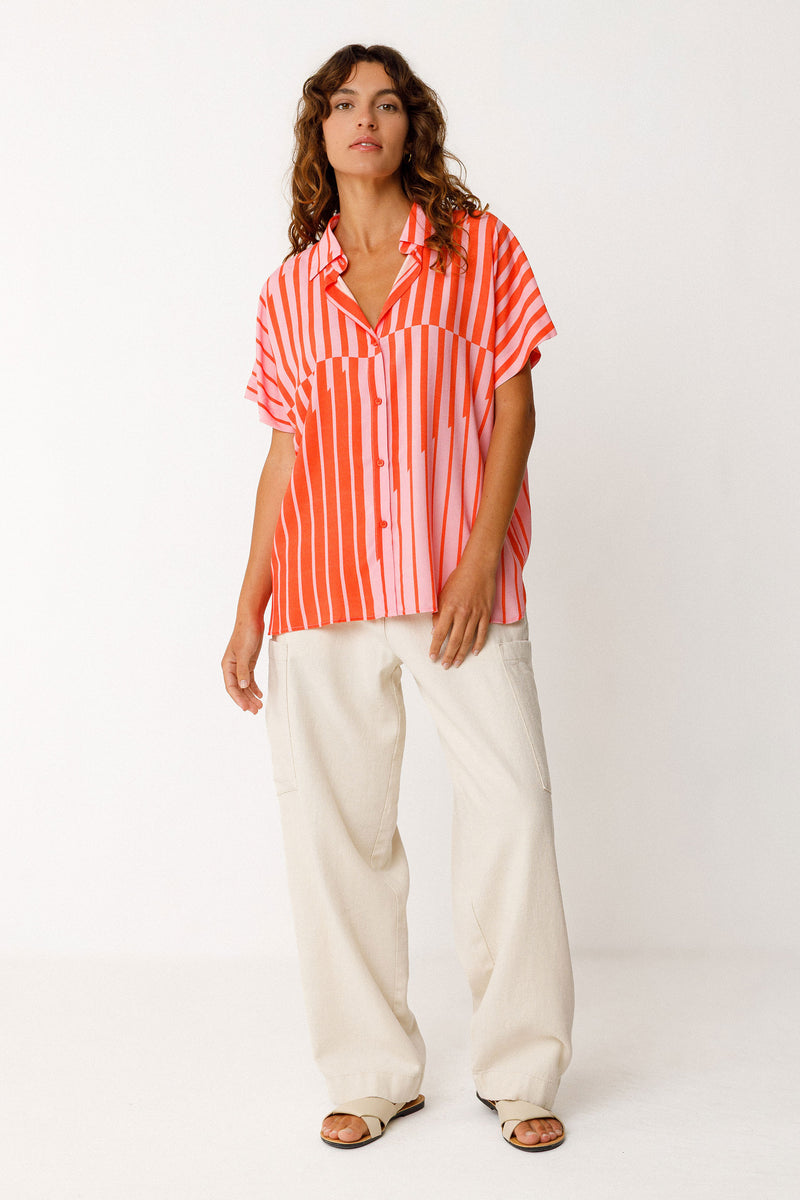 SKFK Aian blouse stripes GR 3 women