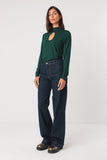 SKFK Ainhize trousers DK dark denim women