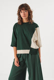 SKFK Aloria top G9 dark green women