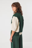 SKFK Aloria top G9 dark green women