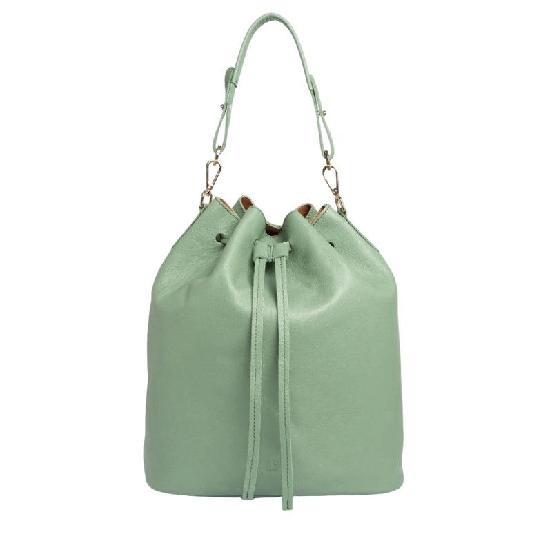 ANN KURZ Classic saku shape bag capretto menta