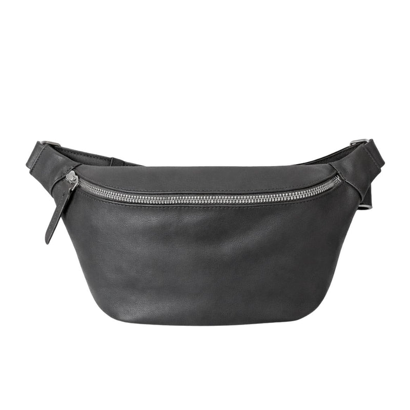 ANN KURZ Fanny pack antracita women