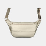ANN KURZ Fanny pack metallic light gold women