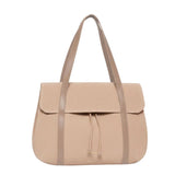 ANN KURZ Greatest shopper bag suede mix caramelo women