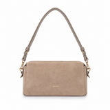 ANN KURZ Light baguette bag suede mix caramelo women