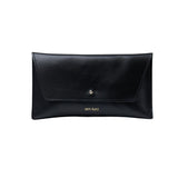 ANN KURZ Mini envelope shape wallet nappa black women