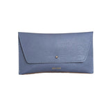 ANN KURZ Mini envelope shape wallet nappa azul women