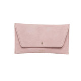 ANN KURZ Mini envelope shape wallet suede rosa women