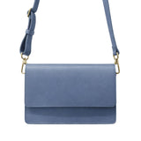 ANN KURZ Perfect square crossbody bag nappa azul women