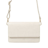 ANN KURZ Perfect square crossbody bag nappa beige women