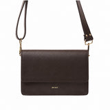 ANN KURZ Perfect square crossbody bag nappa mocha women