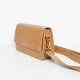 ANN KURZ Perfect square crossbody bag stark taupe women