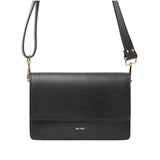 ANN KURZ Perfect square crossbody bag nappa black women