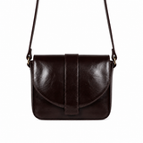ANN KURZ Shatel crossbody bag shiny nappa mocha women