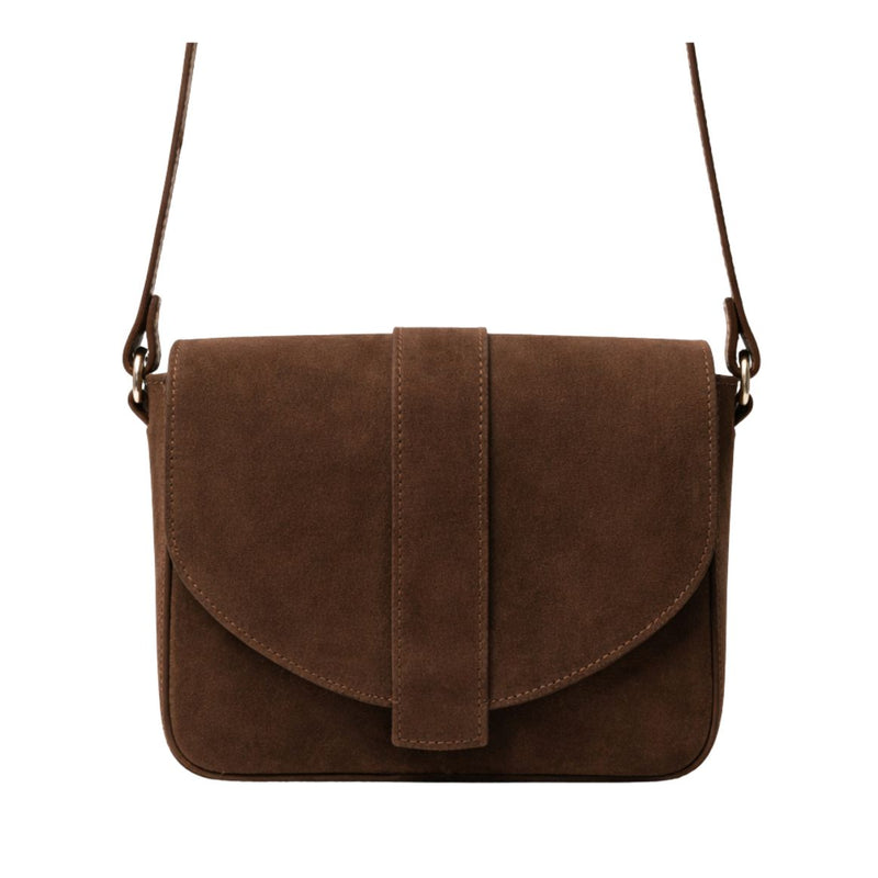 ANN KURZ Shatel crossbody bag suede fango women