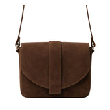 ANN KURZ Shatel crossbody bag suede fango women