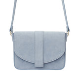 ANN KURZ Shatel crossbody bag suede celeste women