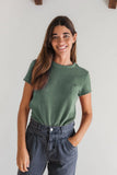 TWOTHIRDS Ariadna t-shirt dusty green women
