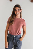 TWOTHIRDS Ariadna t-shirt dusty pink women