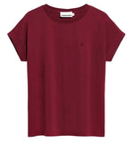 ARMEDANGELS Idaara t-shirt velvet red women