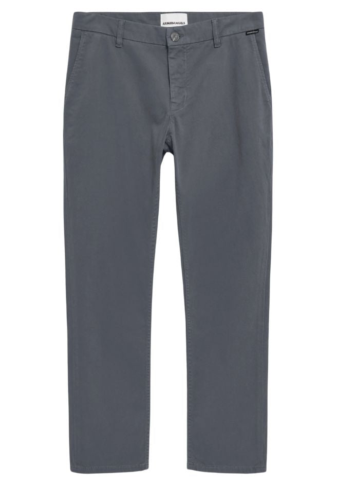 ARMEDANGELS Aaster chino pants space steel men