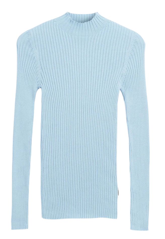 ARMEDANGELS Alaania turtleneck blue glow women