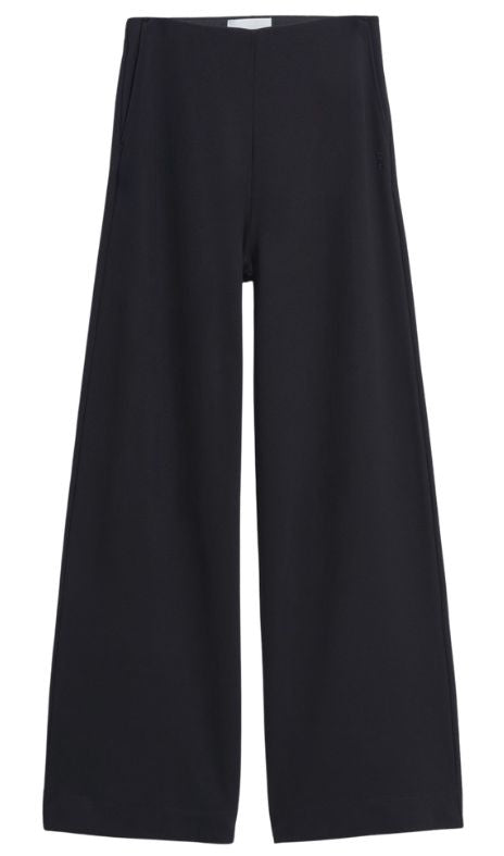 ARMEDANGELS Basic jersey wide leg trousers black women