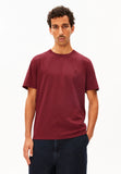ARMEDANGELS Jaames t-shirt velvet red men