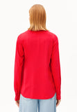 ARMEDANGELS Larisaana longsleeve blouse mars red women