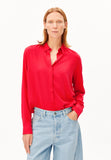 ARMEDANGELS Larisaana longsleeve blouse mars red women