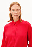 ARMEDANGELS Larisaana longsleeve blouse mars red women