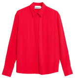 ARMEDANGELS Larisaana longsleeve blouse mars red women
