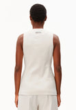 ARMEDANGELS Long linen blend vest undyed women