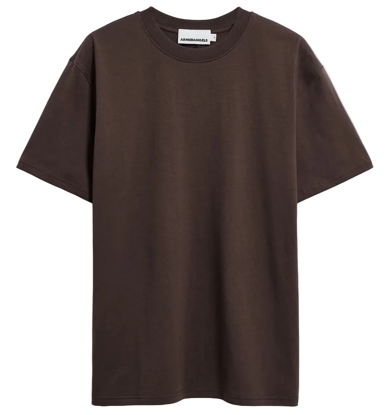 Brown t-shirt on a white background