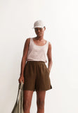 ARMEDANGELS Minaami lita top oatmilk cinnamon dust women
