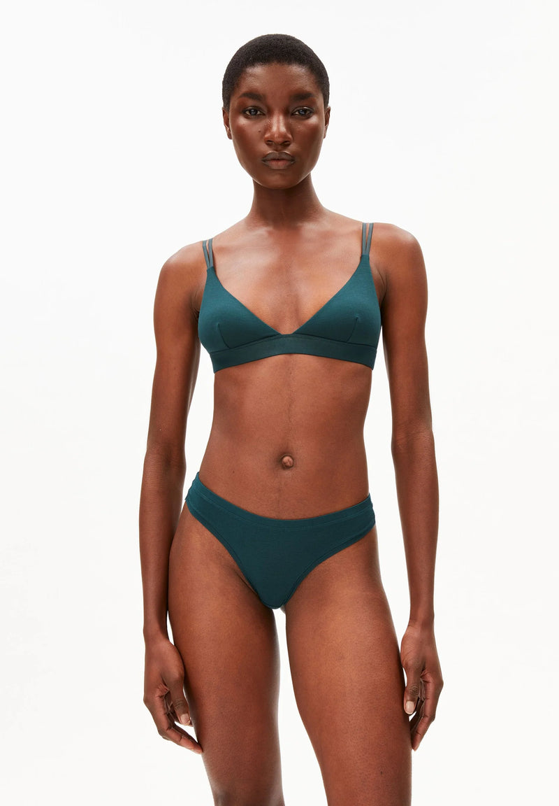 ARMEDANGELS Osilaa bralette teal stone women