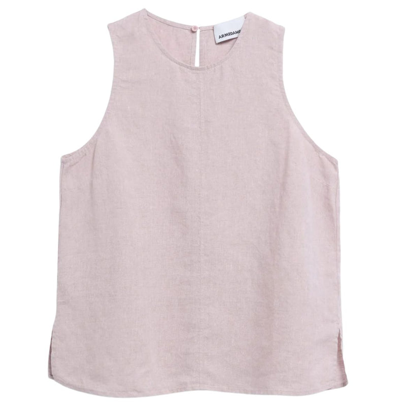 ARMEDANGELS Pure linen blouse pink mist women