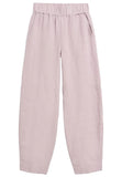 ARMEDANGELS Pure linen pull on barrel pants pink mist women