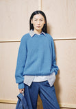ARMEDANGELS Rib knit jumper skylight women
