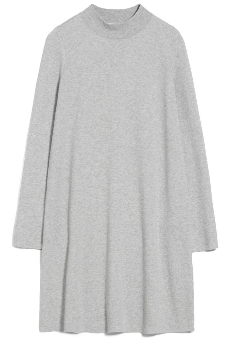 ARMEDANGELS Friadaa knit dress light grey melange women