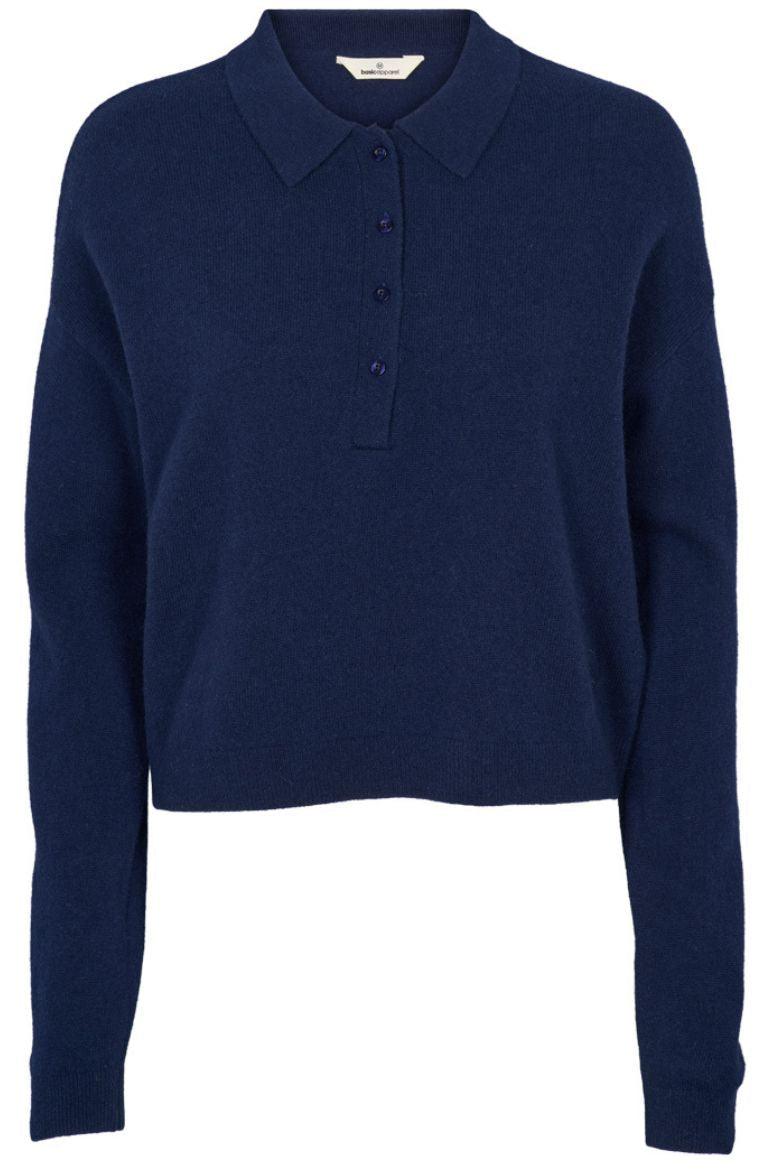 BASIC APPAREL Selem BA203-04 polo navy women