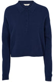 BASIC APPAREL Selem BA203-04 polo navy women