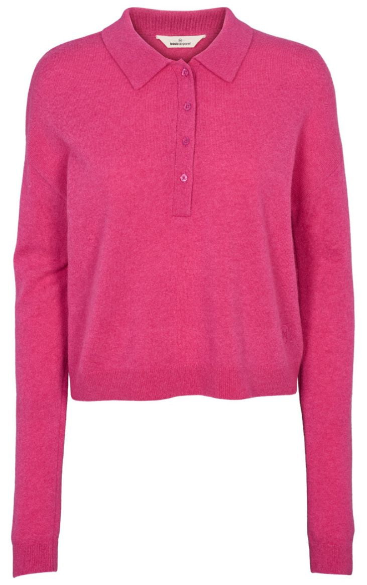 BASIC APPAREL Selem BA203-04 polo purple orchid women