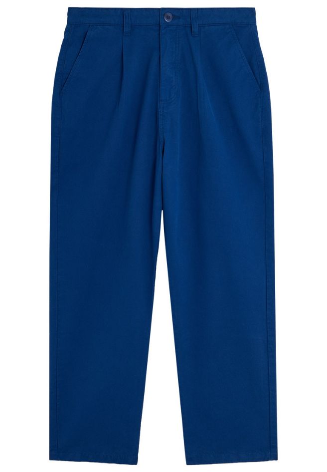 BASK IN THE SUN Maguro trousers cobalt men